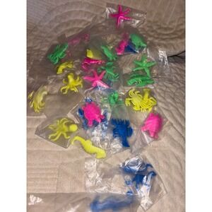 25 Piece Mini Ocean Animal Figures For Kids Party Favors Aquarium Toys